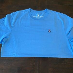 Psycho Bunny Men's Vibrant Blue Short Sleeve Tee Size Large